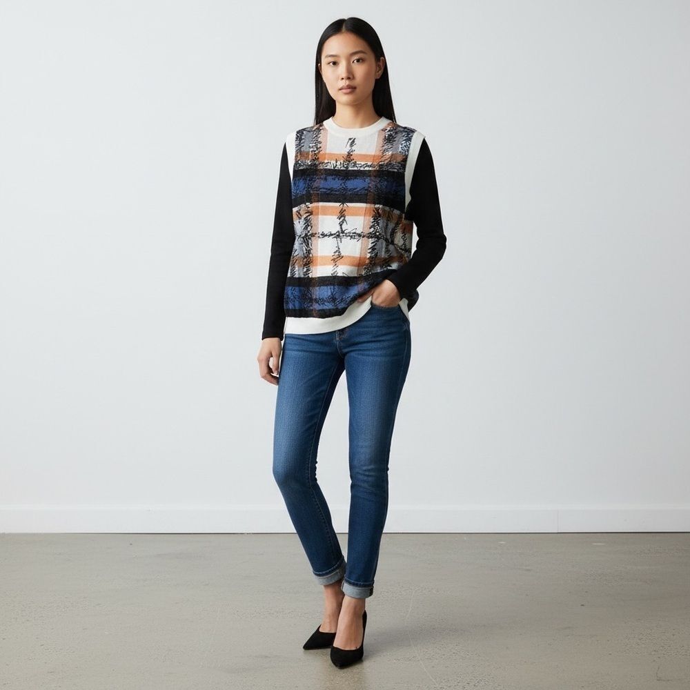 Burberry Women's Plaid Sleeveless Top